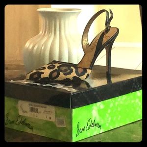 Sam Edelman leopard shoes, size 7.